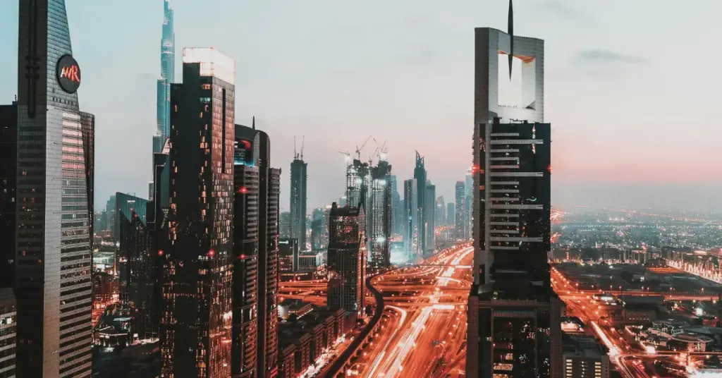 A city